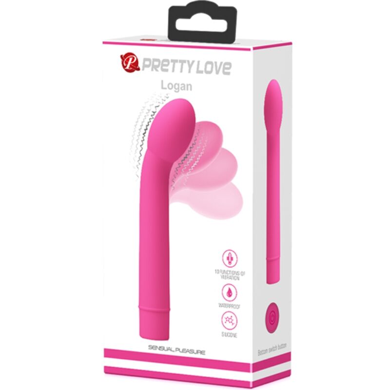 Logan G-Spot Vibrator 10 Vibrations Pink | Niks.fi verkkokauppa