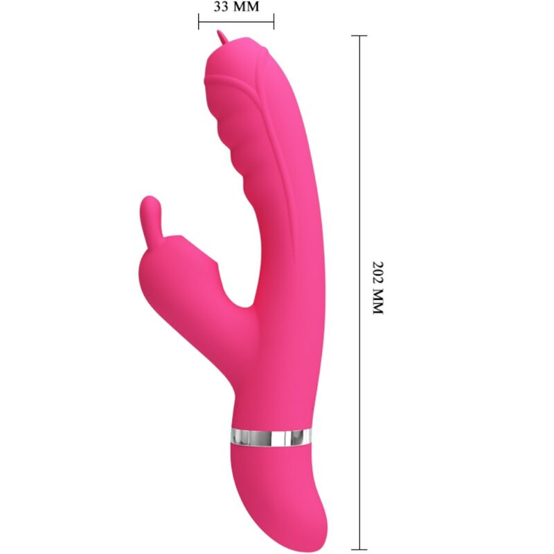 Phoenix Multifunction Rabbit Vibrator Pink | Niks.fi verkkokauppa