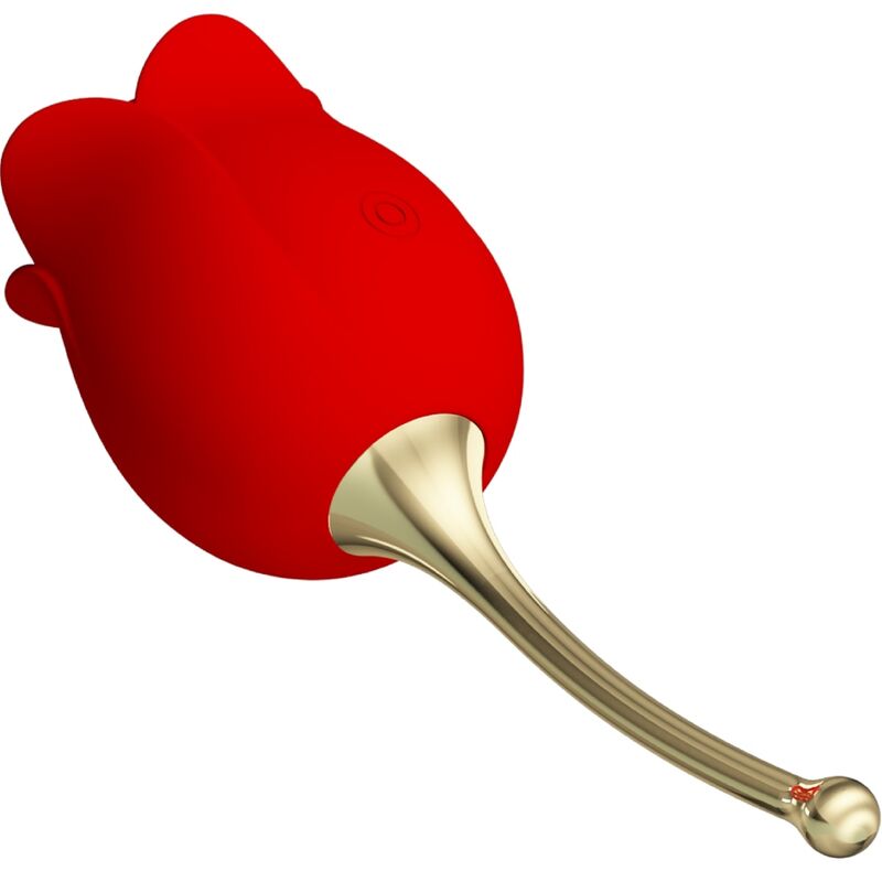 Rose Lover Rose Clitoris Stimulator 12 Vibrations Red | Niks.fi verkkokauppa