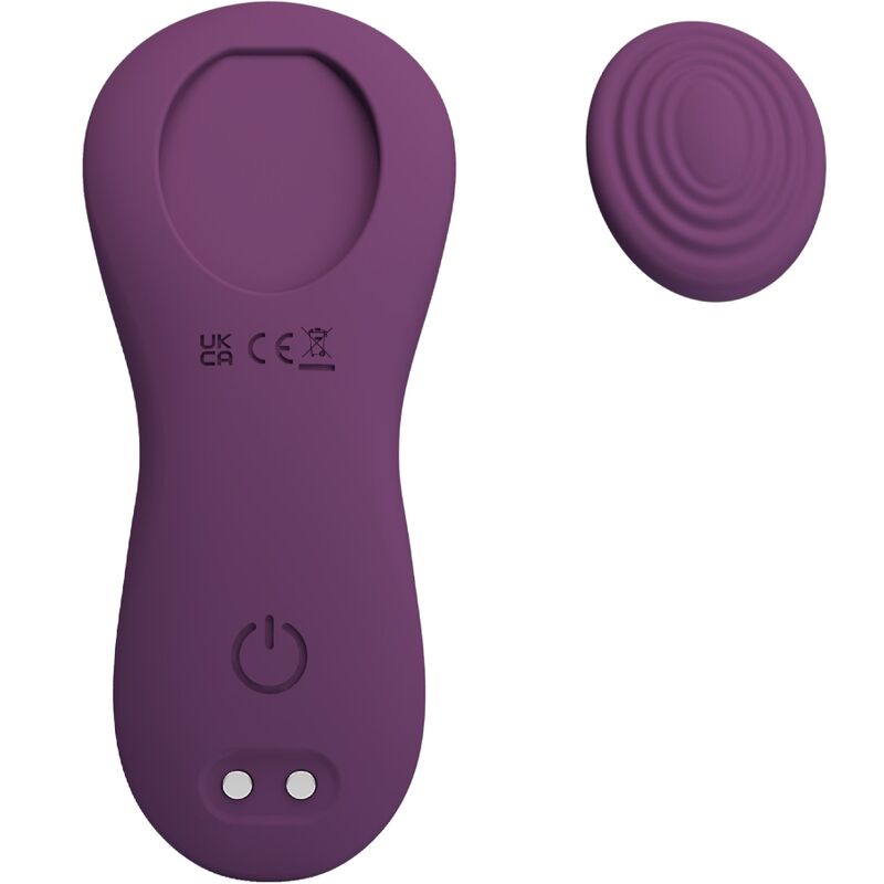 Mane Lay On Clitoris Massager 10 Vibrations Remote Control Purple | Niks.fi verkkokauppa