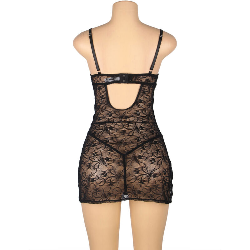 Subblime954185 Lace Babydoll With Adjustable Straps Black S/M | Niks.fi verkkokauppa