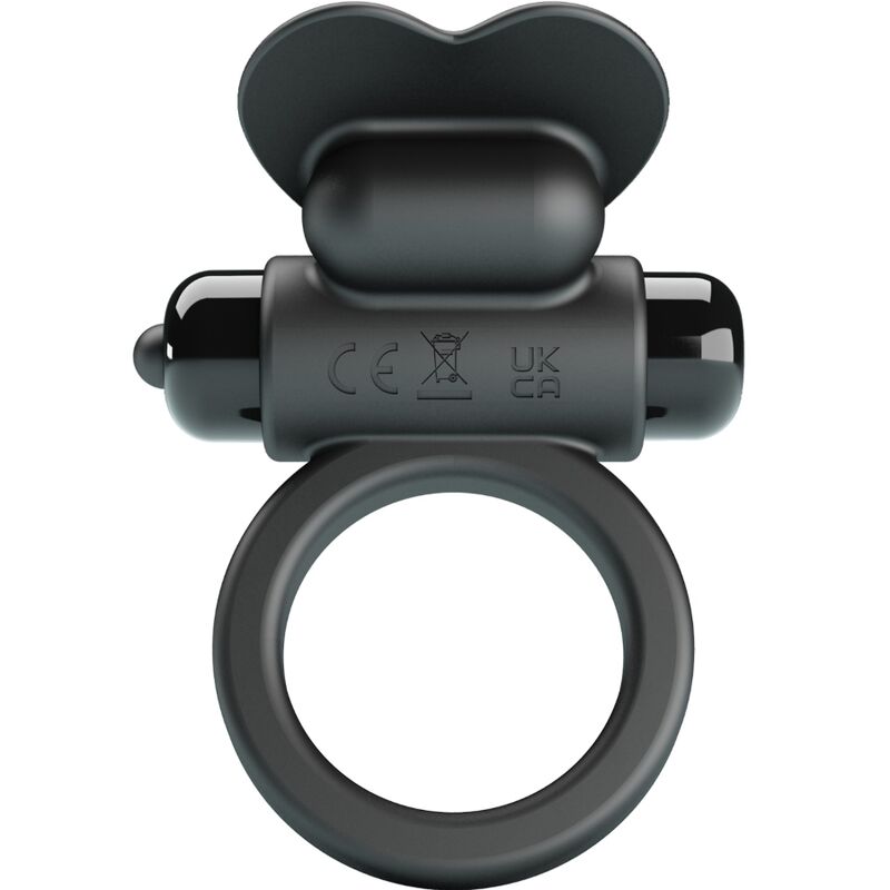 Debonaire Vibrating Ring Rabbit 10 Vibrations Black | Niks.fi verkkokauppa