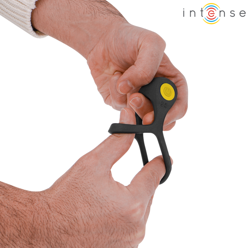 Intensealex Vibrator Double Penis Ring 10 Vibrations Black | Niks.fi verkkokauppa