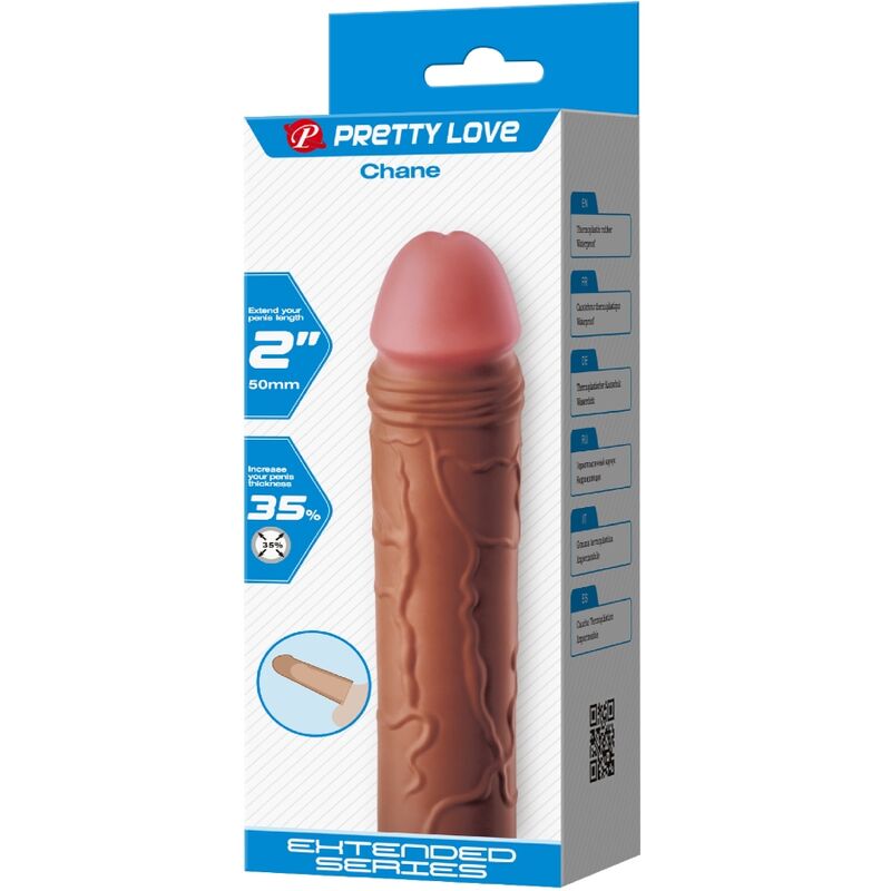 Chane Penis Sleeve With 5 Cm Extension Mulatto | Niks.fi verkkokauppa
