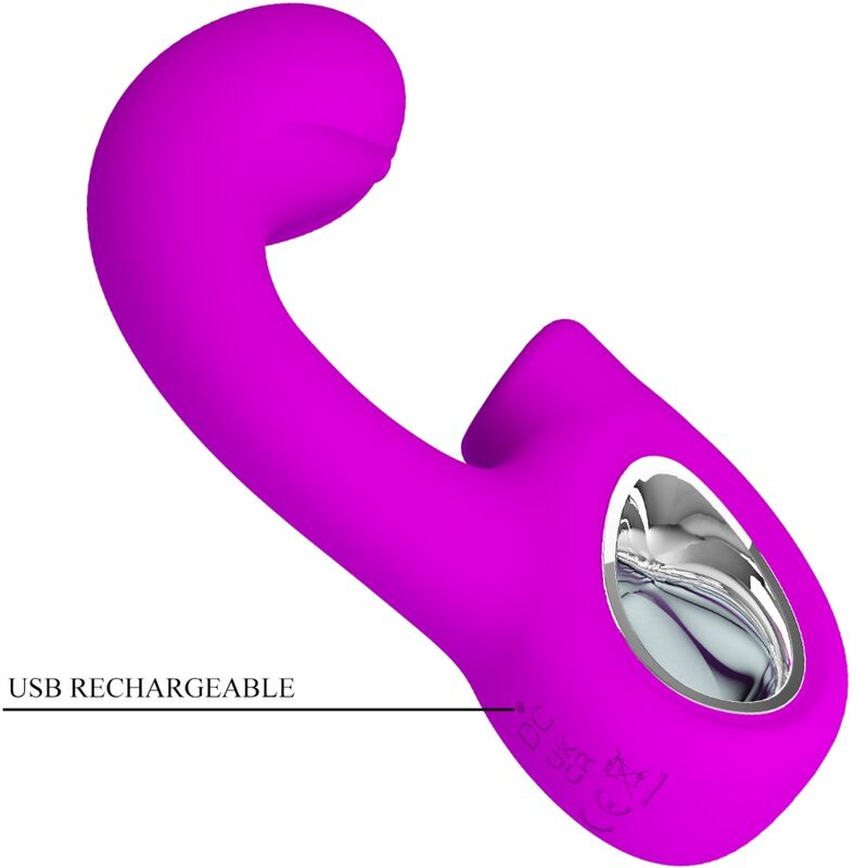 Sibel Sibel G-Spot Vibrator + Clitoris Stimulator 10 Vibrations Purple | Niks.fi verkkokauppa