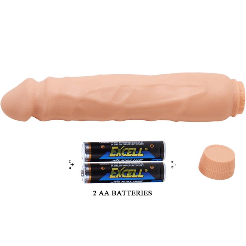 Jack Realistic Vibrator 26 Cm Flesh | Niks.fi verkkokauppa
