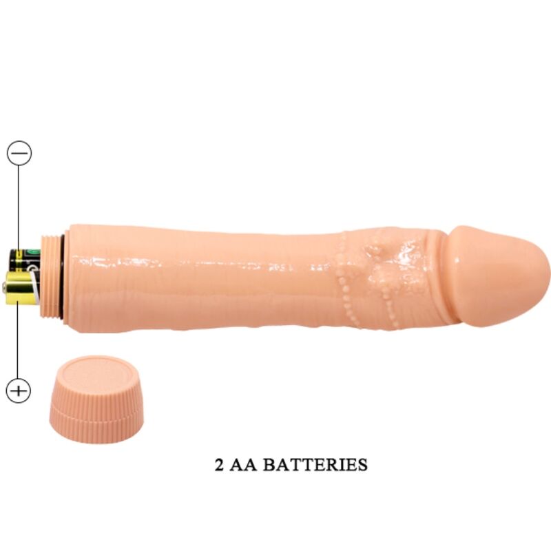 Dybbuk Realistic Vibrator 24 Cm Flesh | Niks.fi verkkokauppa