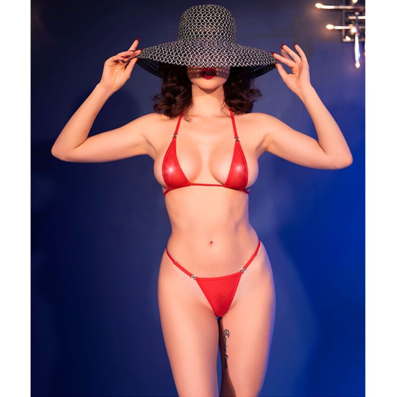 Chilirosecr 4840 Micro Bikini Red S/M | Niks.fi verkkokauppa
