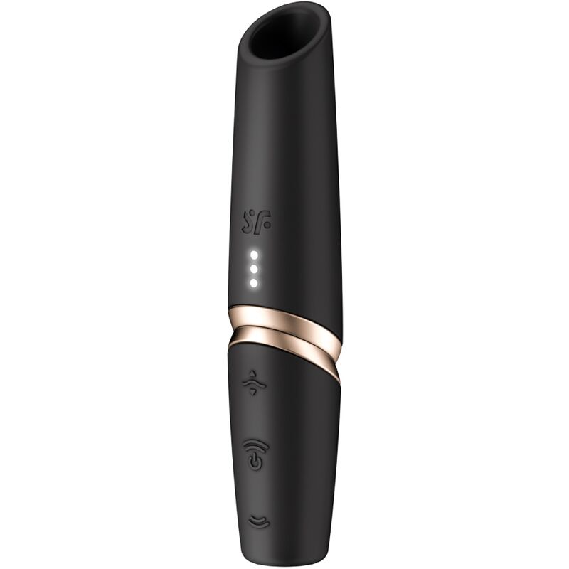 Satisfyerperfect Kiss Wave Clitoris Stimulator Black / Gold | Niks.fi verkkokauppa
