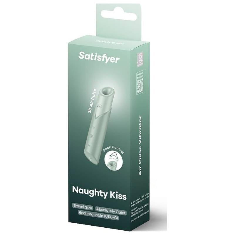 Satisfyernaughty Kiss Wave Clitoris Stimulator Aquamarine | Niks.fi verkkokauppa