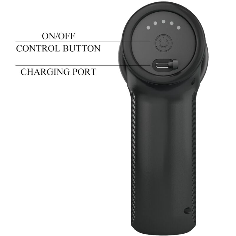 Pretty Lovedj Doctor Massager 5 Settings Black | Niks.fi verkkokauppa