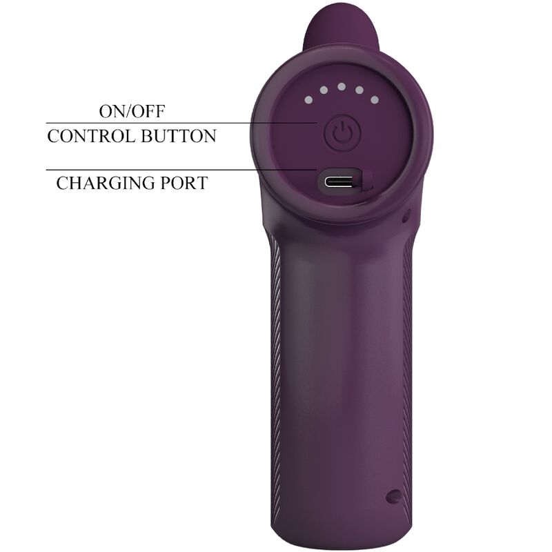 Pretty Lovedj Scholar Massager 5 Settings Purple | Niks.fi verkkokauppa