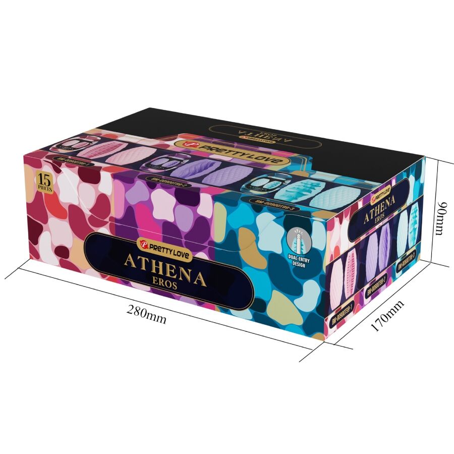 Athena Eros Pack 15 Various Male Masturbators | Niks.fi verkkokauppa