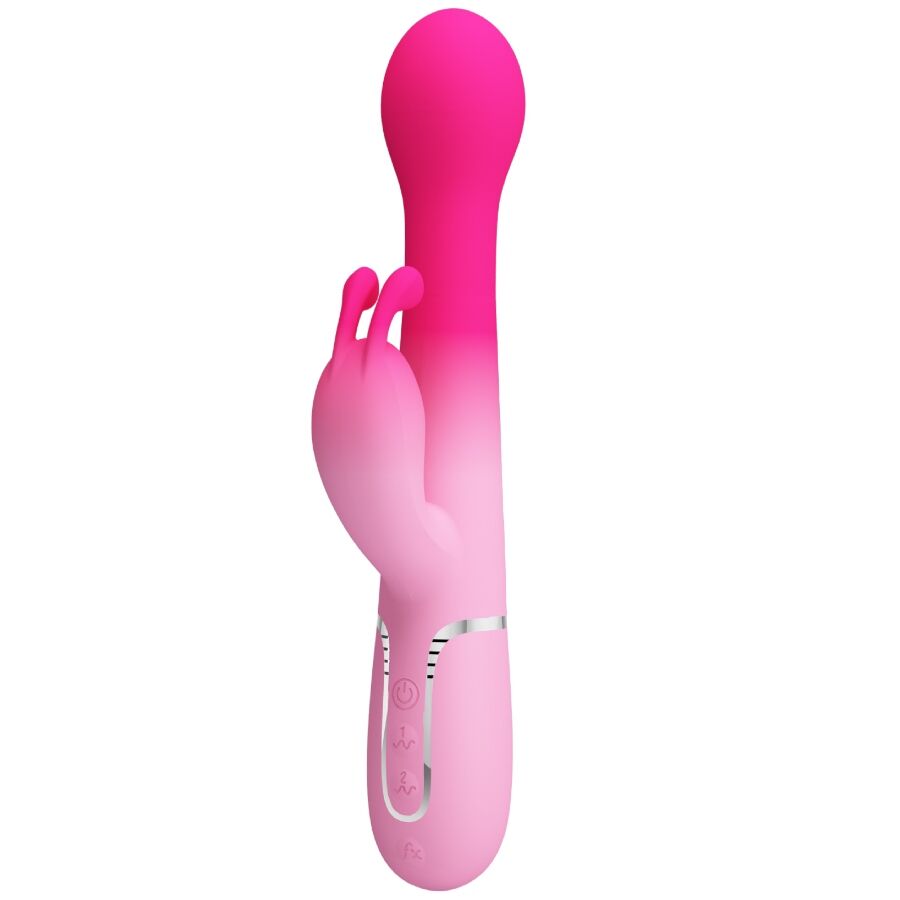 Dejon 3 In 1 Multifunction Rabbit Vibrator Pink | Niks.fi verkkokauppa