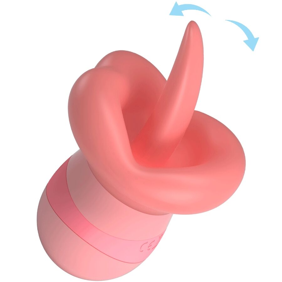 Kylee Tongue Clitoris Stimulator 10 Vibrations Nude Pink | Niks.fi verkkokauppa