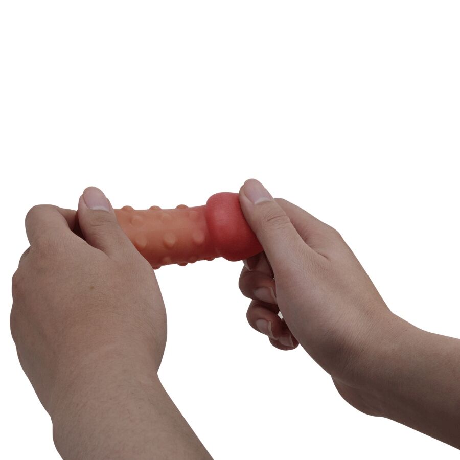 Pretty Lovetight And Volumizing Penis Sleeve Natural | Niks.fi verkkokauppa