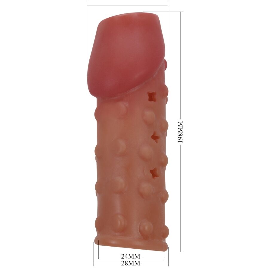 Pretty Lovetight And Volumizing Penis Sleeve Natural | Niks.fi verkkokauppa