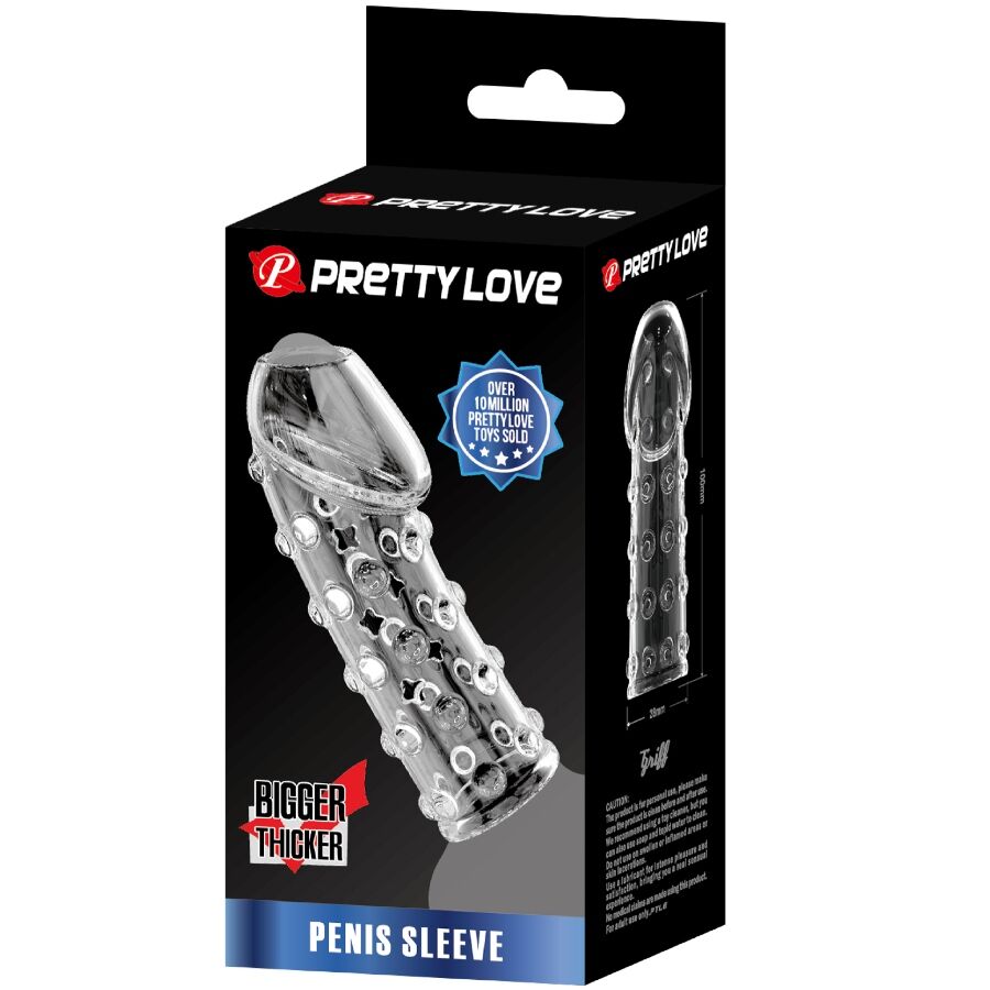 Pretty Lovetight And Volumizing Penis Sleeve Transparent | Niks.fi verkkokauppa
