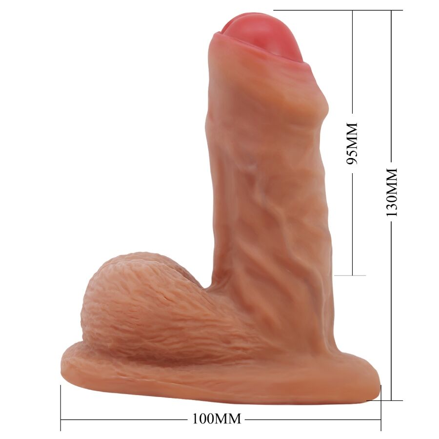 Warnell Ultra Realistic And Elastic Dildo 9.5 Cm Mulato | Niks.fi verkkokauppa
