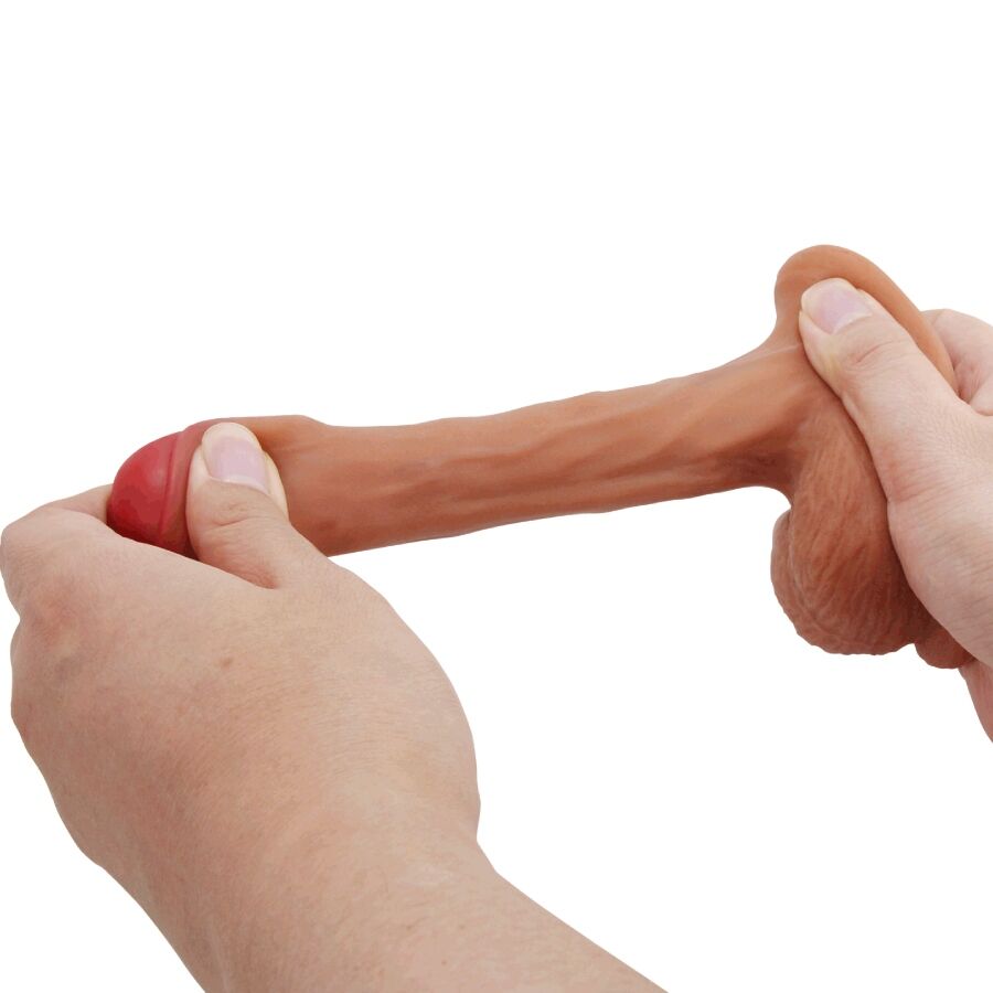 Warnell Ultra Realistic And Elastic Dildo 9.5 Cm Mulato | Niks.fi verkkokauppa