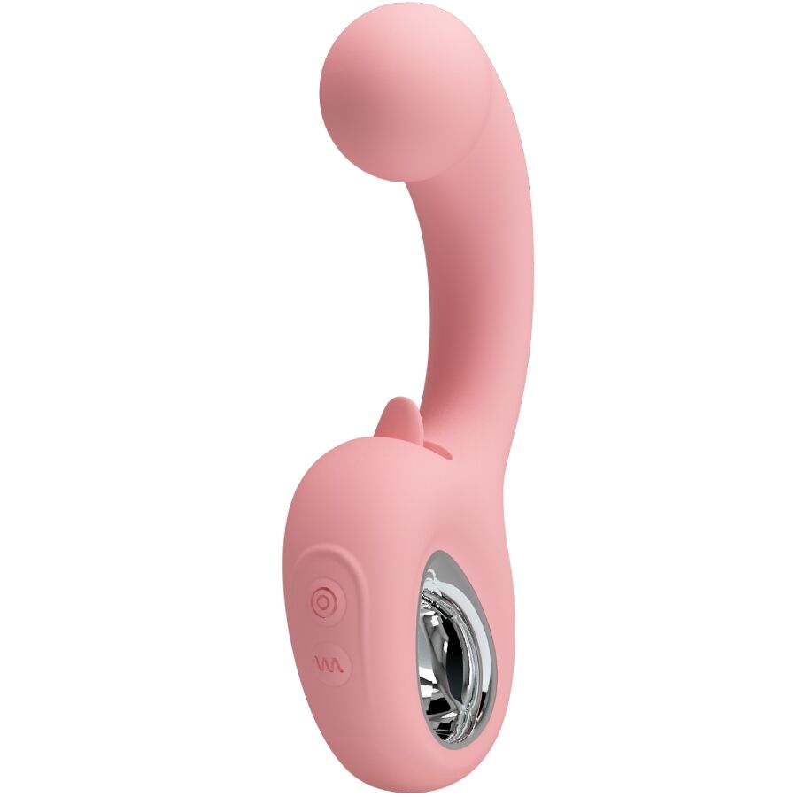 Pretty Loveerynnyes G-Spot Vibrator + Clitoris Stimulator 10 Vibrations Pink | Niks.fi verkkokauppa
