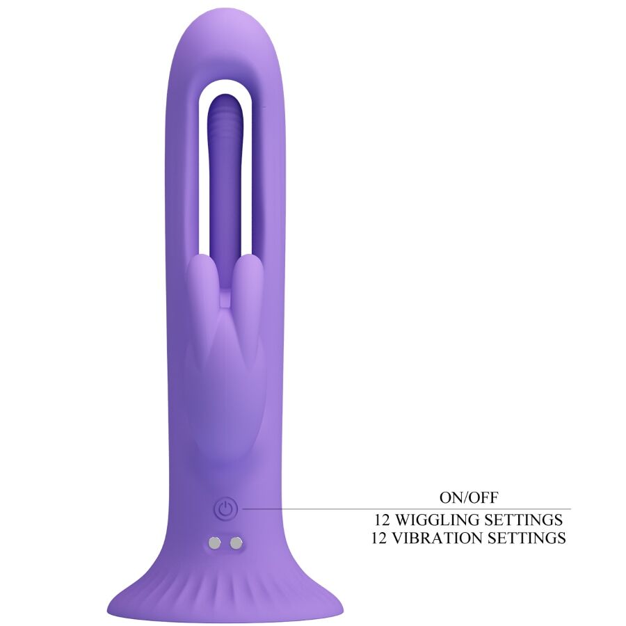 Killmoulis Rabbit Vibrator 12 Vibration Modes Purple | Niks.fi verkkokauppa