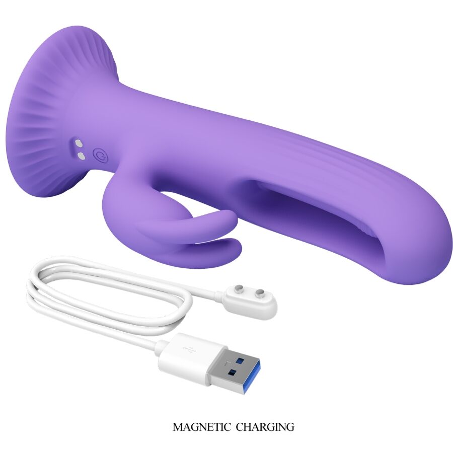Killmoulis Rabbit Vibrator 12 Vibration Modes Purple | Niks.fi verkkokauppa