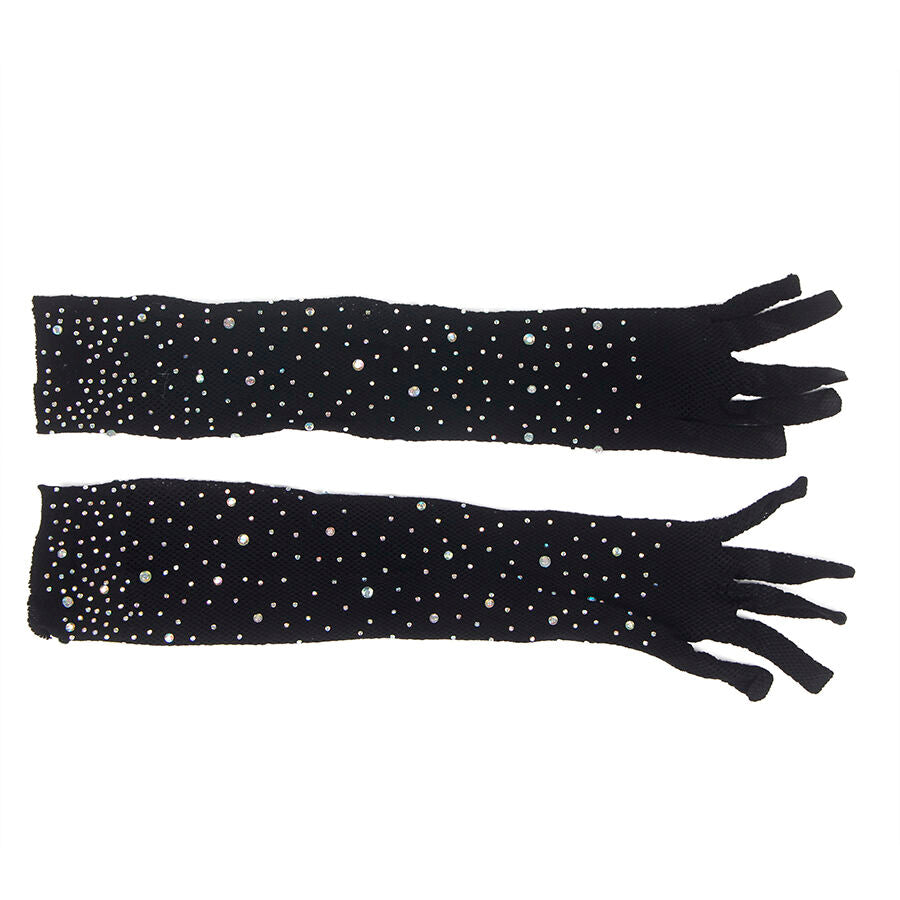 Subblime957469Shine Transparent Gloves Black S/M | Niks.fi verkkokauppa