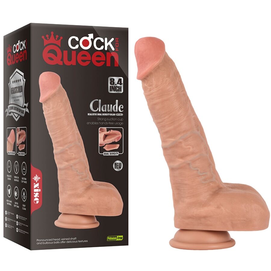 Claude Realistic Double Density Dildo 16.5 Cm | Niks.fi verkkokauppa