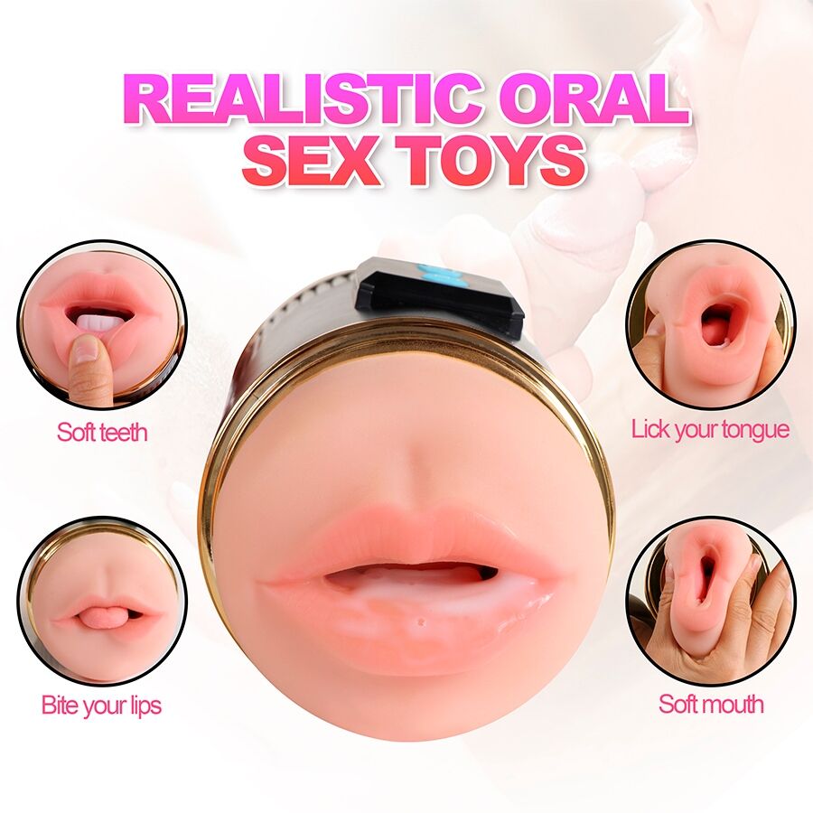 Kay Double Masturbator With Dual Mouth And Vagina Vibration | Niks.fi verkkokauppa