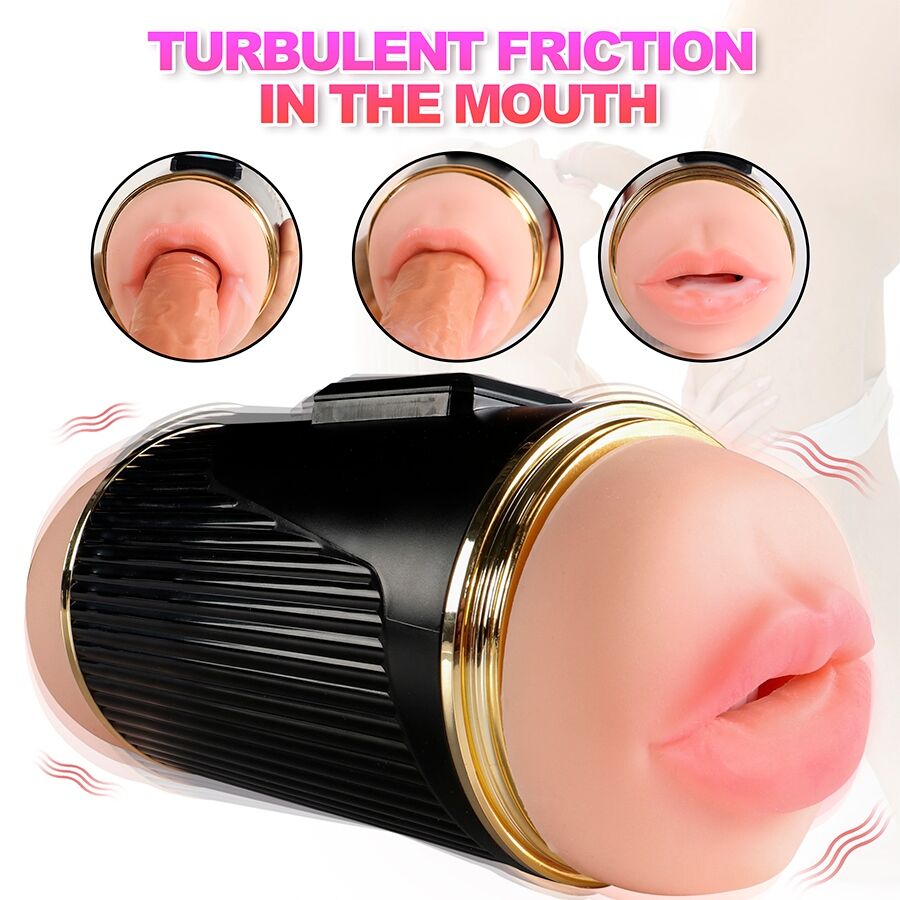 Kay Double Masturbator With Dual Mouth And Vagina Vibration | Niks.fi verkkokauppa