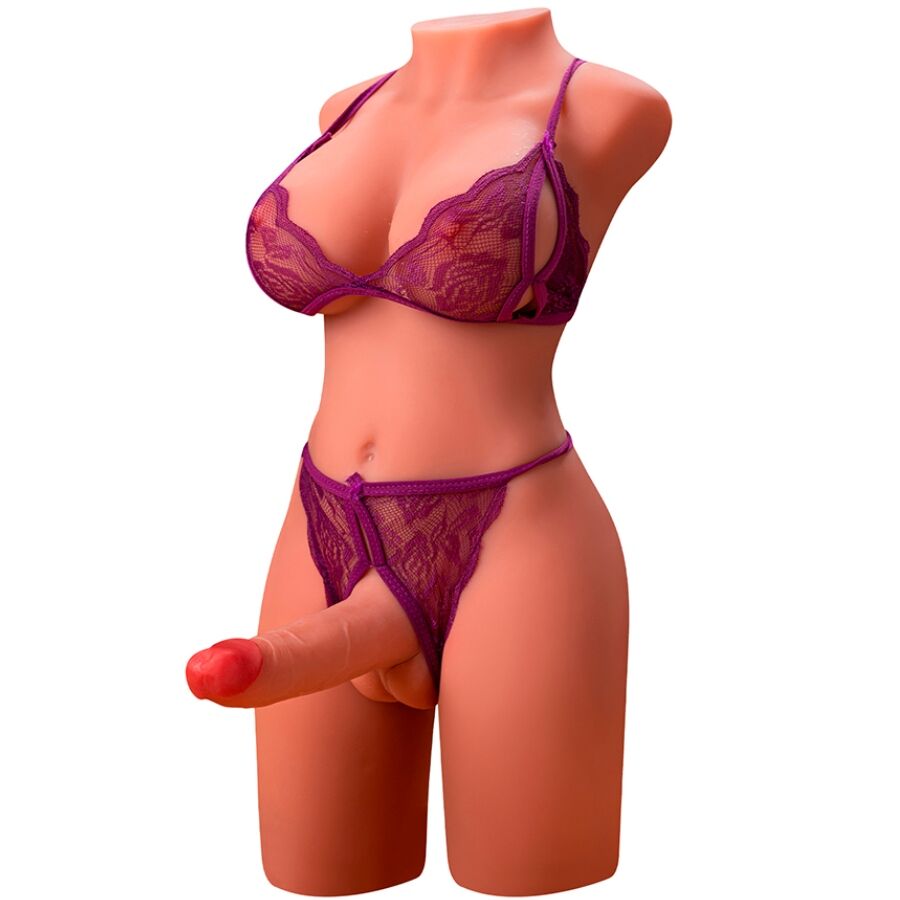 Miah Lady Boy Female Torso With Dildo With Vibration And Thrusting 55 Cm | Niks.fi verkkokauppa