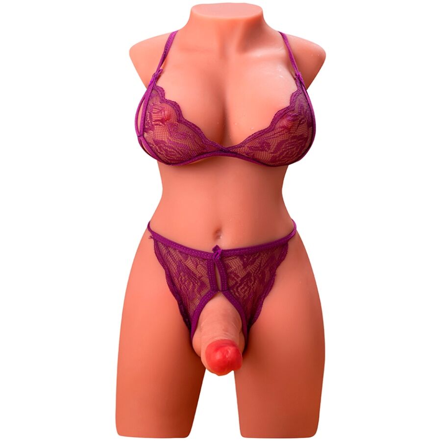 Miah Lady Boy Female Torso With Dildo With Vibration And Thrusting 55 Cm | Niks.fi verkkokauppa