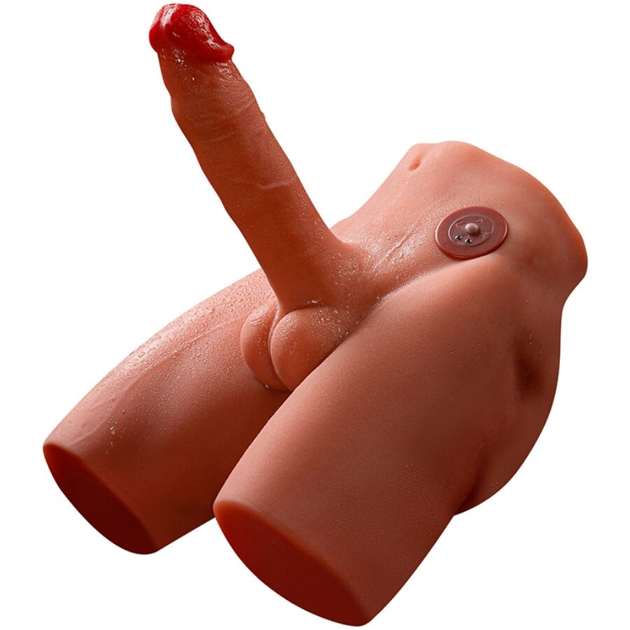 Jason Realistic Dildo Masturbator With Thrusting And Vibration 17 Cm | Niks.fi verkkokauppa