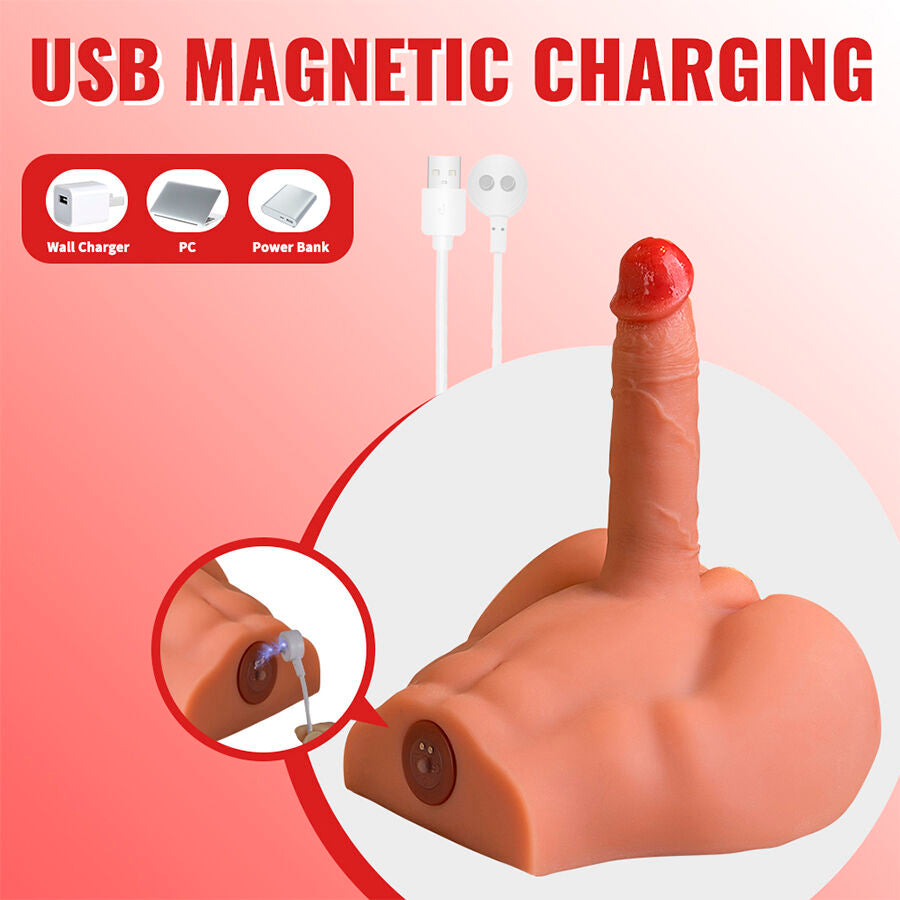 Peel Dildo Ass Realistic Dildo Masturbator Front Position With Thrusting 17.5 Cm | Niks.fi verkkokauppa