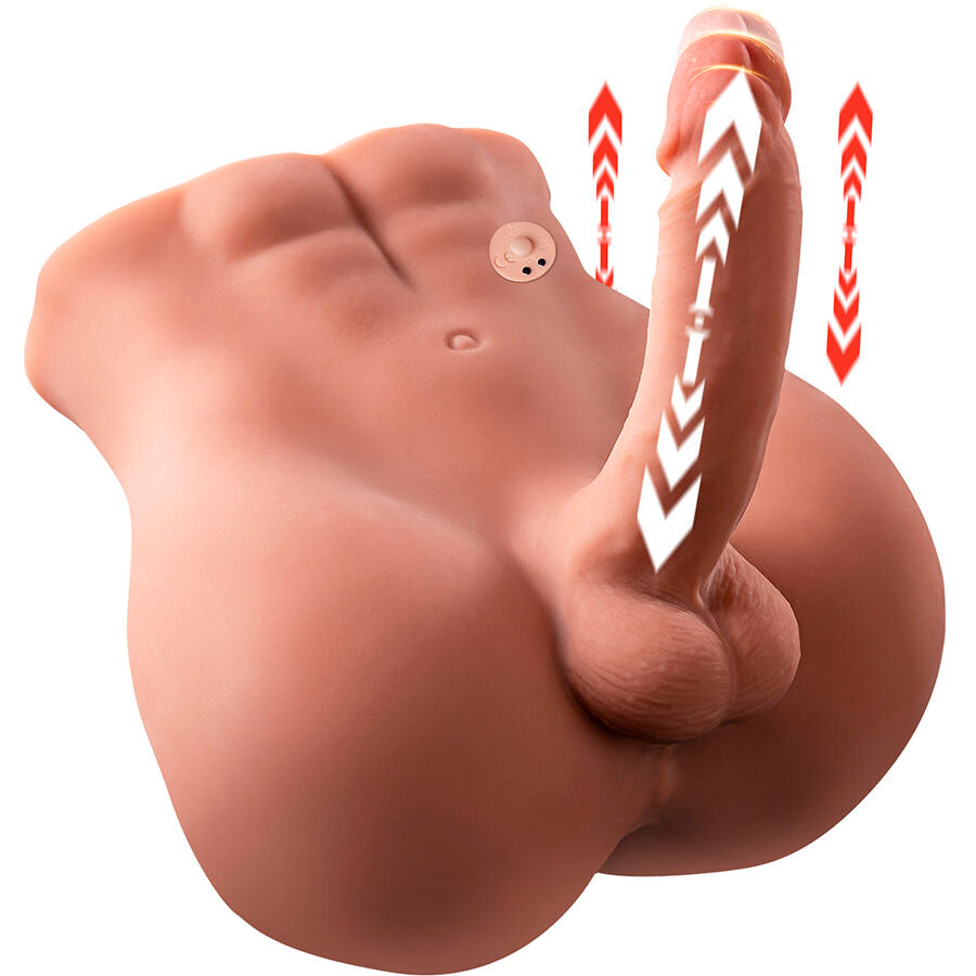 Bertlett Dildo Ass Realistic Dildo And Anus Masturbator Front Position With Thrusting 18 Cm | Niks.fi verkkokauppa