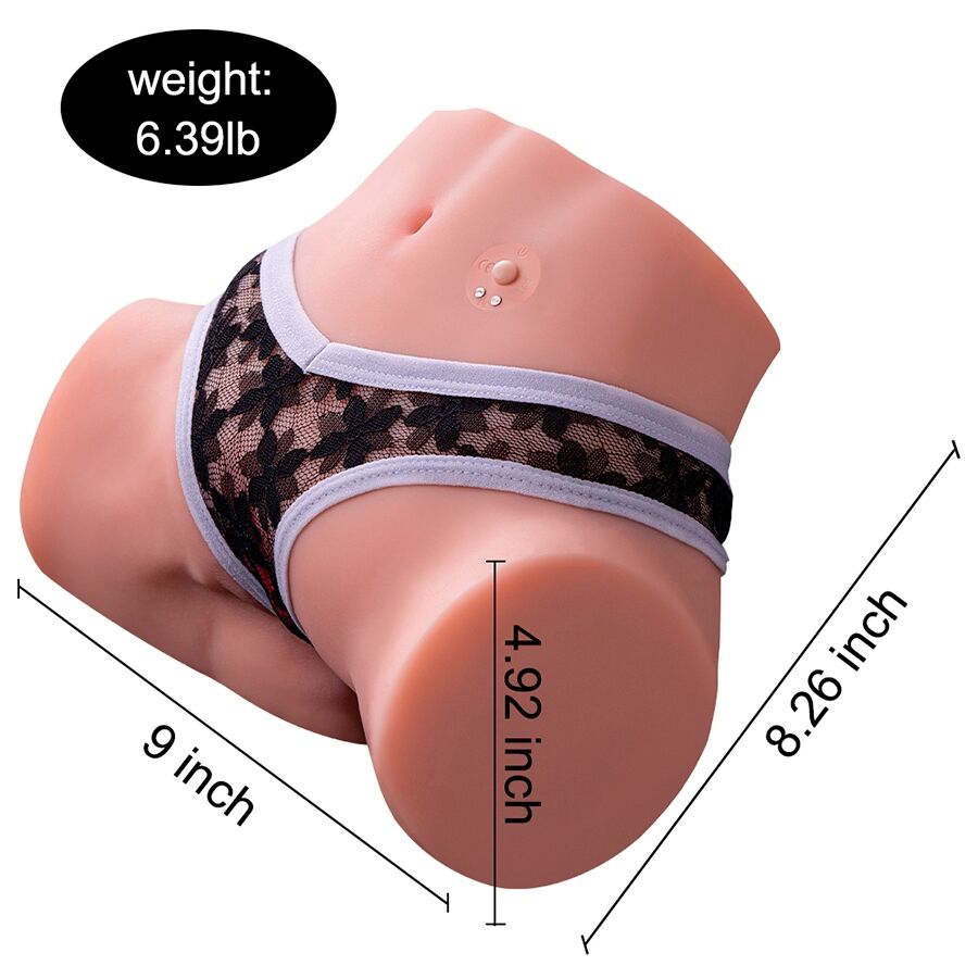 Tracy Vibrating Realistic Multiposition Vagina And Anus Masturbator | Niks.fi verkkokauppa