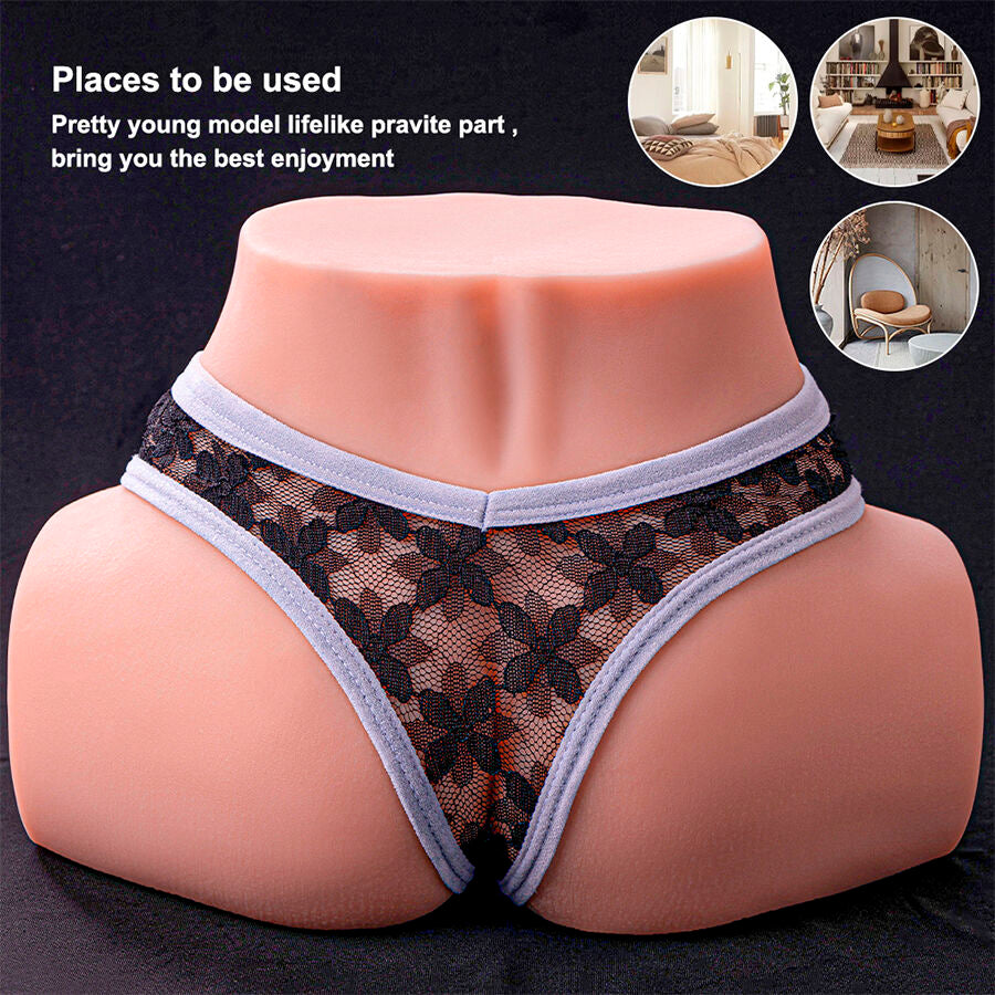 Tracy Vibrating Realistic Multiposition Vagina And Anus Masturbator | Niks.fi verkkokauppa