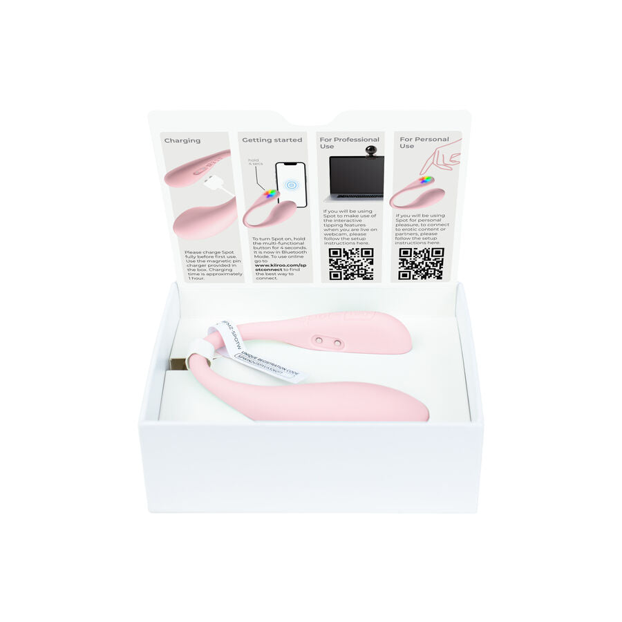 Spot Kiss Me U-Shaped Vibrator Pink | Niks.fi verkkokauppa
