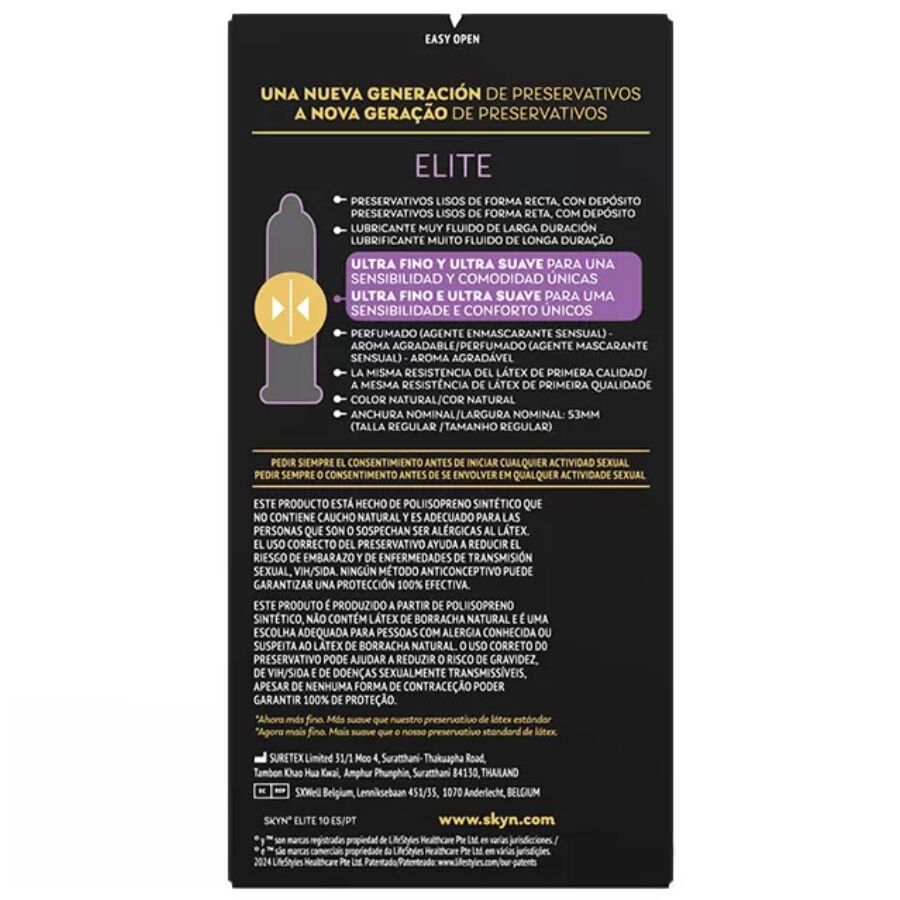 Elite Ultra-Thin Condoms 10 Units | Niks.fi verkkokauppa