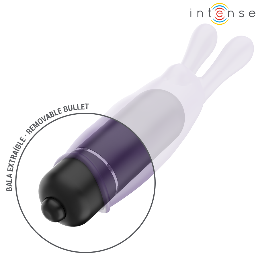 Intense Mystic luotivibraattori - violetti - 8,7 × 2,4 cm