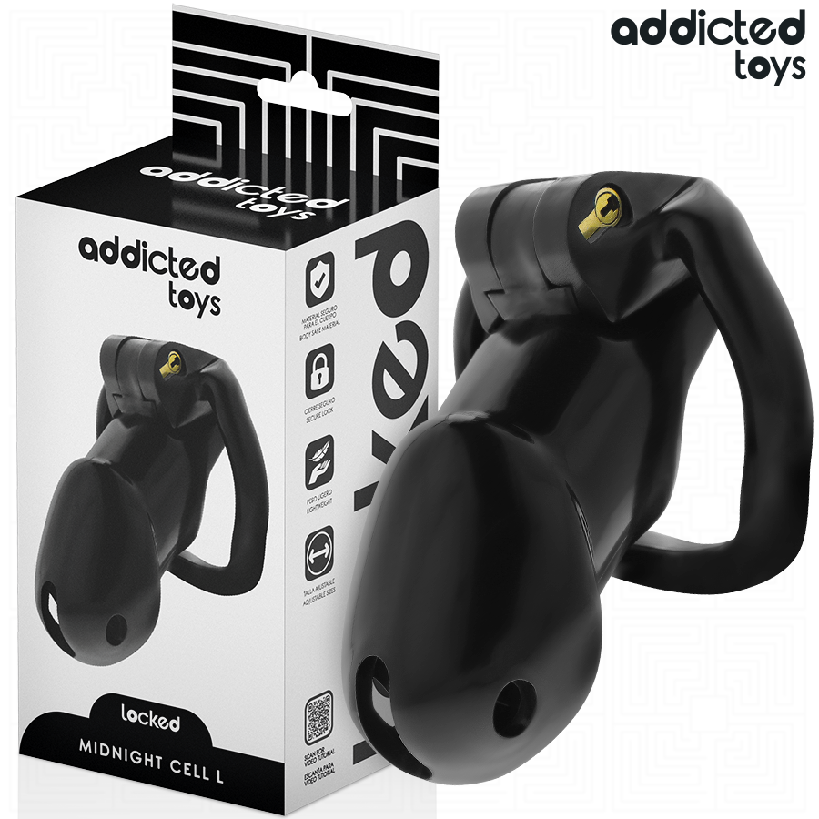 Addicted Toys Lockedmindnight Cell Penis Cage Size L | Niks.fi verkkokauppa