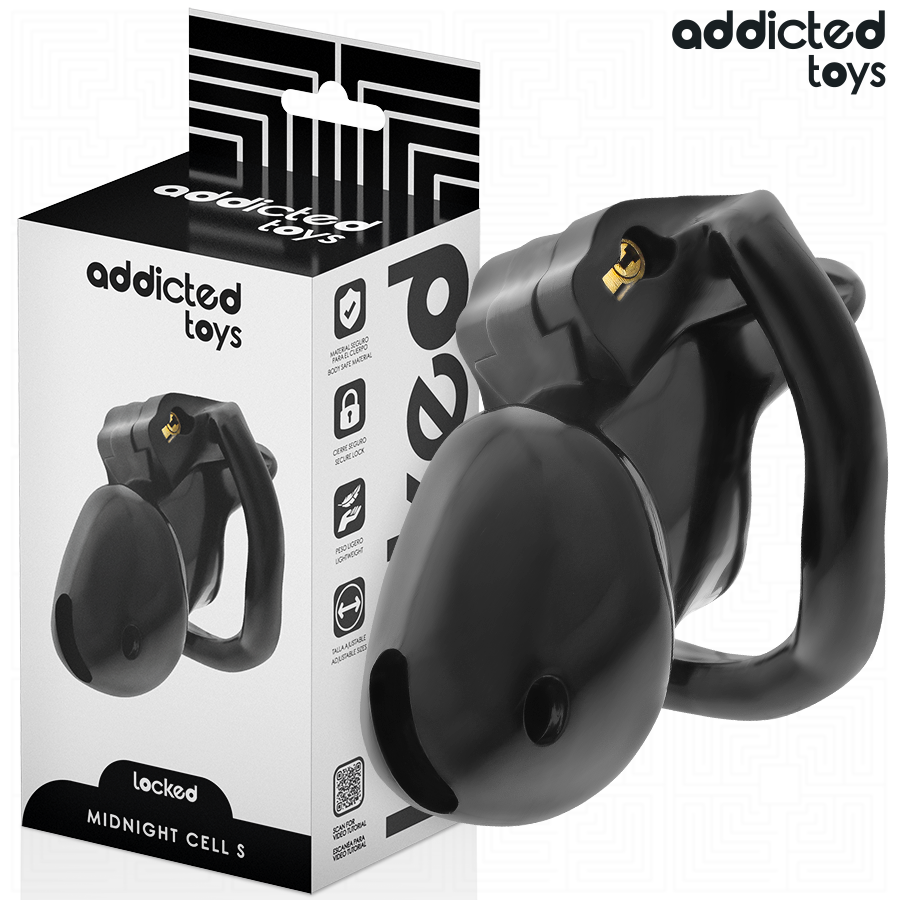 Addicted Toys Lockedmindnight Cell Penis Cage Size S 4.8 Cm | Niks.fi verkkokauppa