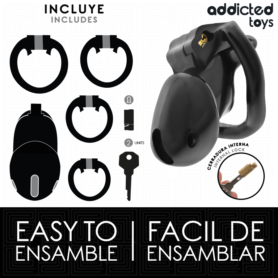 Addicted Toys Lockedmindnight Cell Penis Cage Size S 4.8 Cm | Niks.fi verkkokauppa