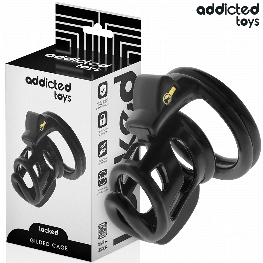 Addicted Toys Lockedgilden Cage Silicone Penis Cage 8.5 Cm | Niks.fi verkkokauppa