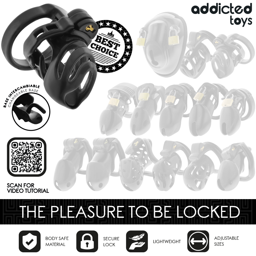 Addicted Toys Lockedeternal Lock Penis Cage 9 Cm | Niks.fi verkkokauppa