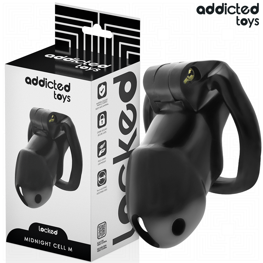 Addicted Toys Lockedmindnight Cell Penis Cage 4.2 Cm Size M | Niks.fi verkkokauppa