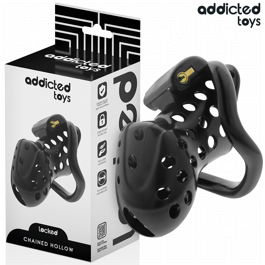 Addicted Toys Lockedchained Hollow Penis Cage 10.5 Cm | Niks.fi verkkokauppa