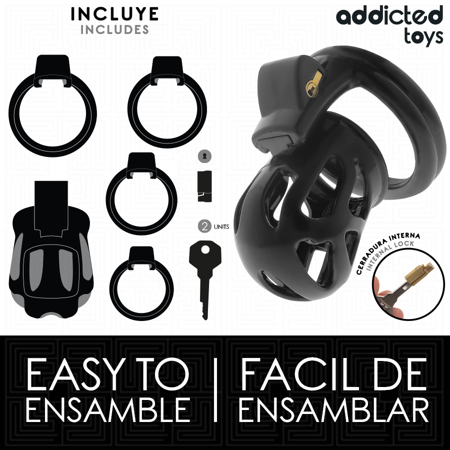 Addicted Toys Lockedsilent Keep Penis Cage 7.5 Cm | Niks.fi verkkokauppa