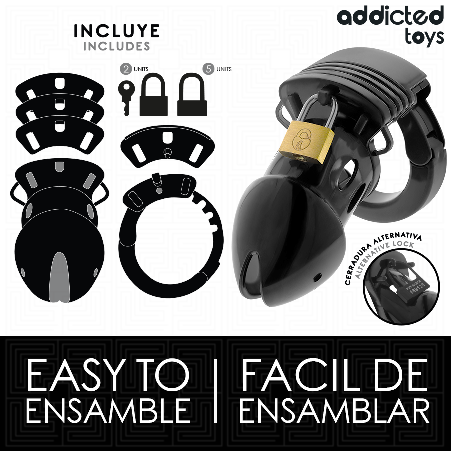 Addicted Toys Lockedchastity Depths Penis Cage 7.5 Cm | Niks.fi verkkokauppa